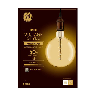 GE6.5W WW G63 Vint Bulb