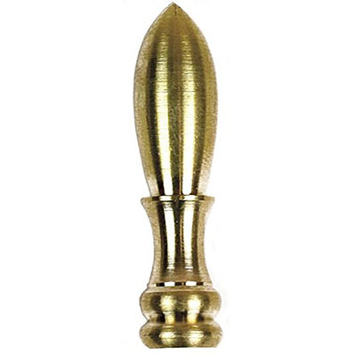 2" Brass Bullet Finial