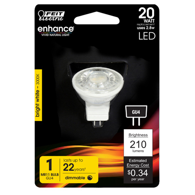 2.8W WW Mr11 Bulb