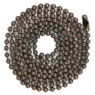 3' #6 Bronze Bead Chain
