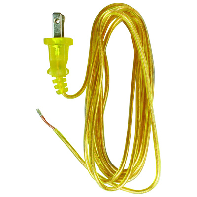 8' Gold Spt-1 Lamp Cord Set
