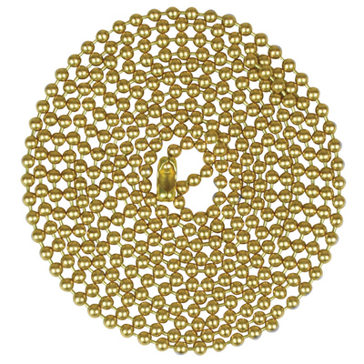 5' #6 Brass Bead Chain