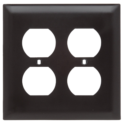 BRN 2G DPLX Wall Plate