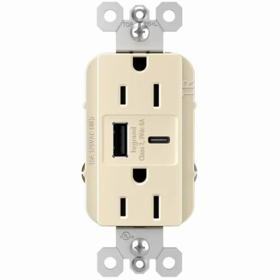 15A ALM A/C USB Outlet