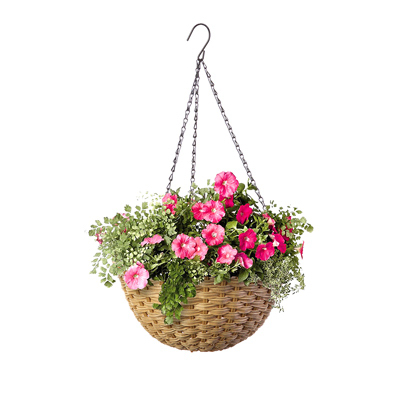 GT 14" Natural Hanging Basket