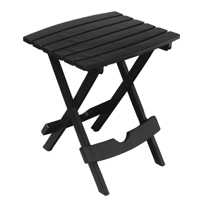 Black Quick Fold Side Table
