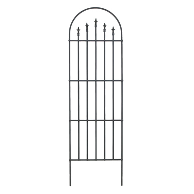 80" BLK Arch Trellis