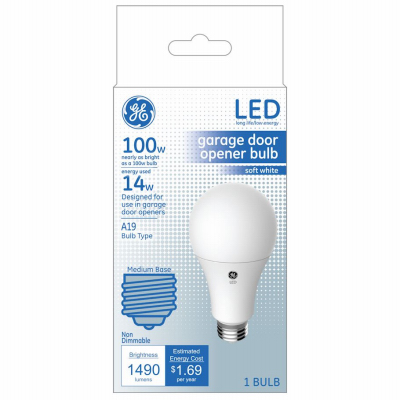 GE 14W SW A19 Garage Bulb