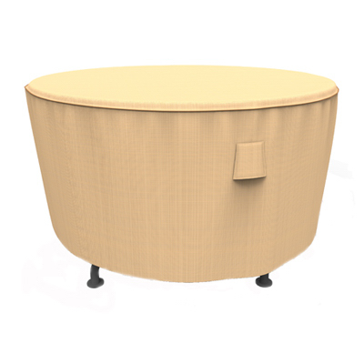 48" Tan RND Table Cover