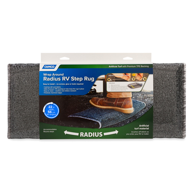 22" GRY RV Step Rug