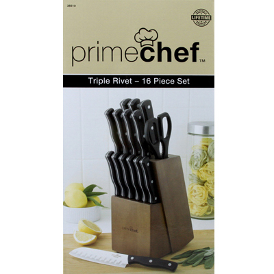 16PC TPL Riv Knife Set