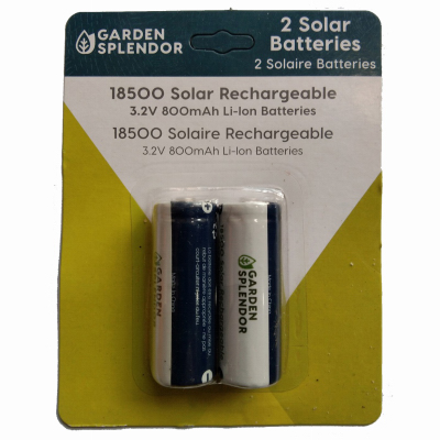 2PK AA 18500 Solar Battery
