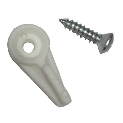 8CT WHT Scr/Storm Clip