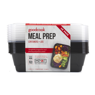 10Pk Meal Prep 1 Containers