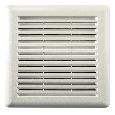 Broan InVent FGR300 Exhaust Fan Grille, 12 in L, 11-1/2 in W, Plastic, White
