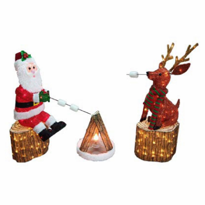 3PC Santa Campfire Set