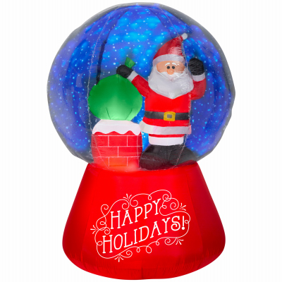 Airblown SantaSnowGlobe