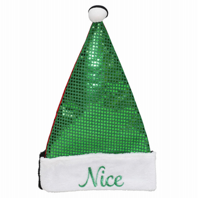 17" Sequin Santa Hat