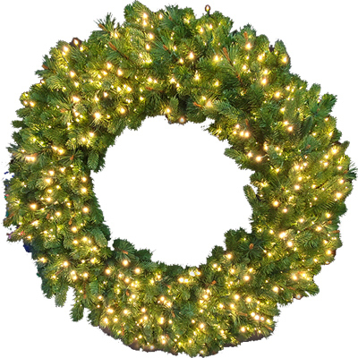 48" WW LED Art Wreath