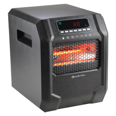 Black 4QTZ Infra Heater