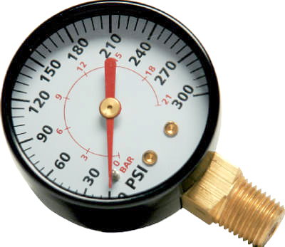 0-300PSI Gauge