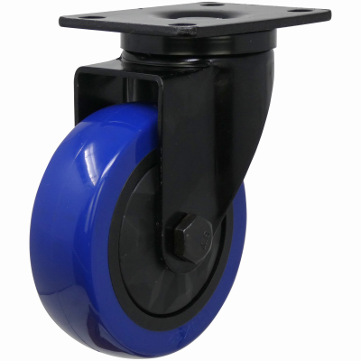 4" BLU Swiv Caster