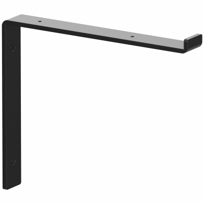 12" BLK Shelf Bracket