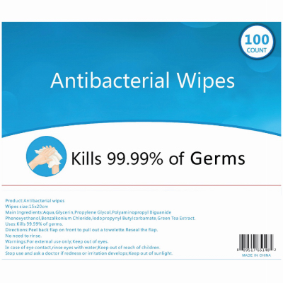 100CT Antibac Wipes