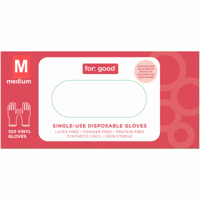 100CT MED Vinyl Gloves