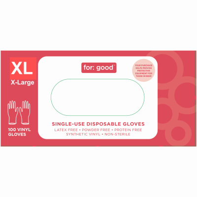 100CT XL Vinyl Gloves