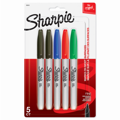 Sharpie 5CT Assorted Markers