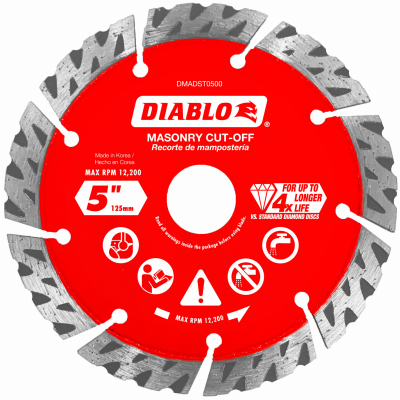 5'' Dia Seg Turbo Blade