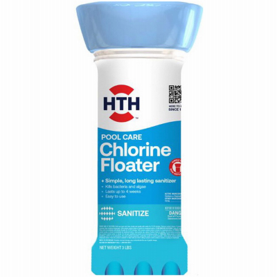 HTH Pool Care Chlorine Floater, 3 lb.