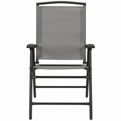 FS Gray Steel Folding Chair
