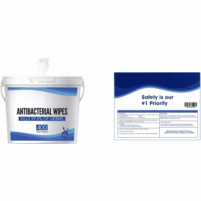 400CT Wipes/Bucket