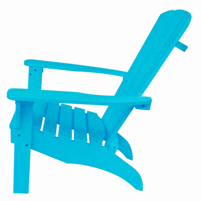 Turquoise Poly Adirondack Chair