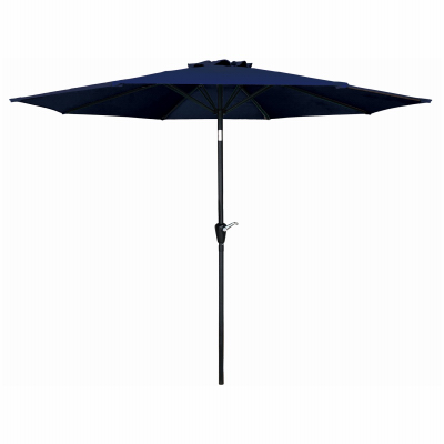 FS 9' STL NVY Umbrella