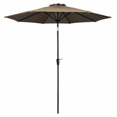FS 9' Steel Taupe Umbrella