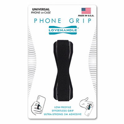 Black Love Handle Phone Grip