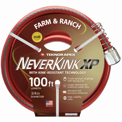 3/4x100 NeverKink Farm Hose