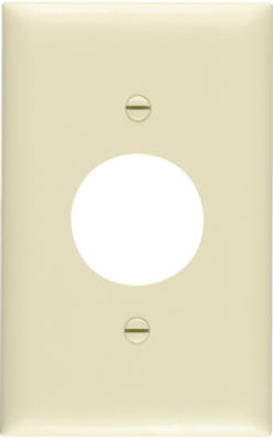 Ivory 1Gang Single Outlet Plate