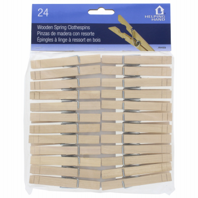 24PK WD Clothespin FQ44003