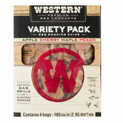 VARIETY WESTERN WOOD CHIPS 4PK