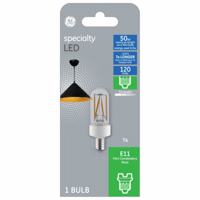 GE 4W T4 LED Fil Bulb