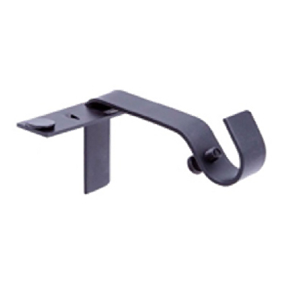 5/8BLK Curtain Brackets