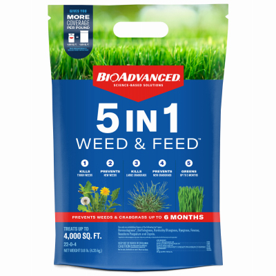 BAYER, WEED & FEED 5 IN 1 4M