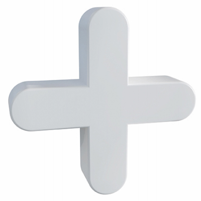 QEP 10335 Traditional Flexible Tile Spacer, 0.77 in Thick, Plastic, White,
