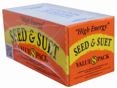 8PK Hi Energy Seed & Suet Cake