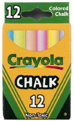 12CT Colored Chalk