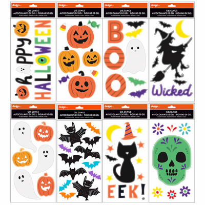 SM Halloween Gel Clings